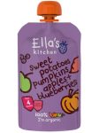   Ella's Kitchen Bio Édesburgonya-sütőtök-alma-áfonya bébiétel 120 g