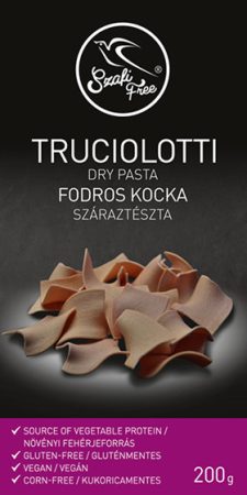 SZAFI FREE FODROS KOCKA - TRUCIOLOTTI SZÁRAZTÉSZTA 200G